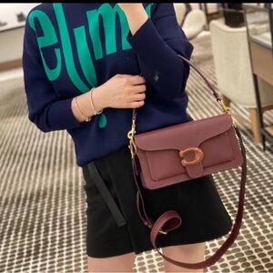 NWT Coach Tabby Shoulder Bag 26 In Wine Color